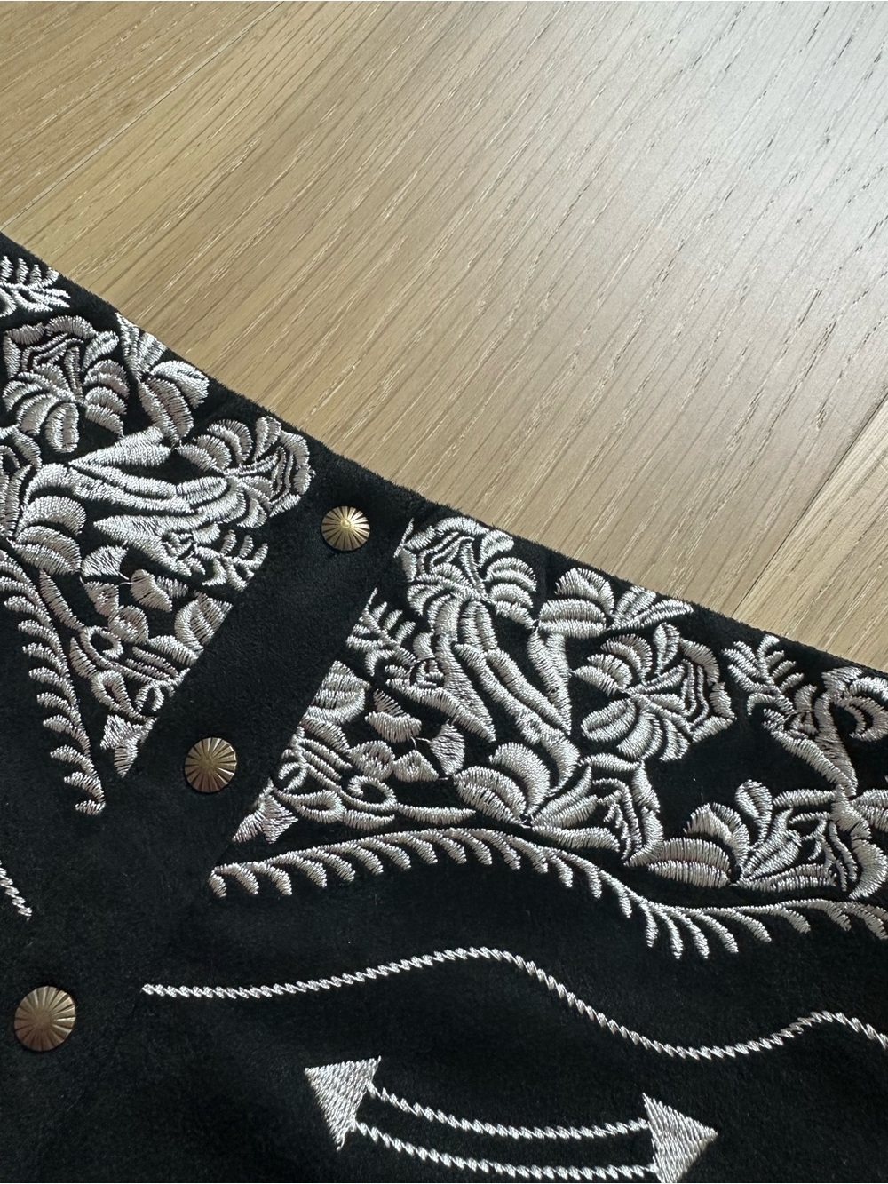 Women’s Embroidered Black Corset Bustier Desert Western Cowgirl Nashville Top - Picture 9 of 11